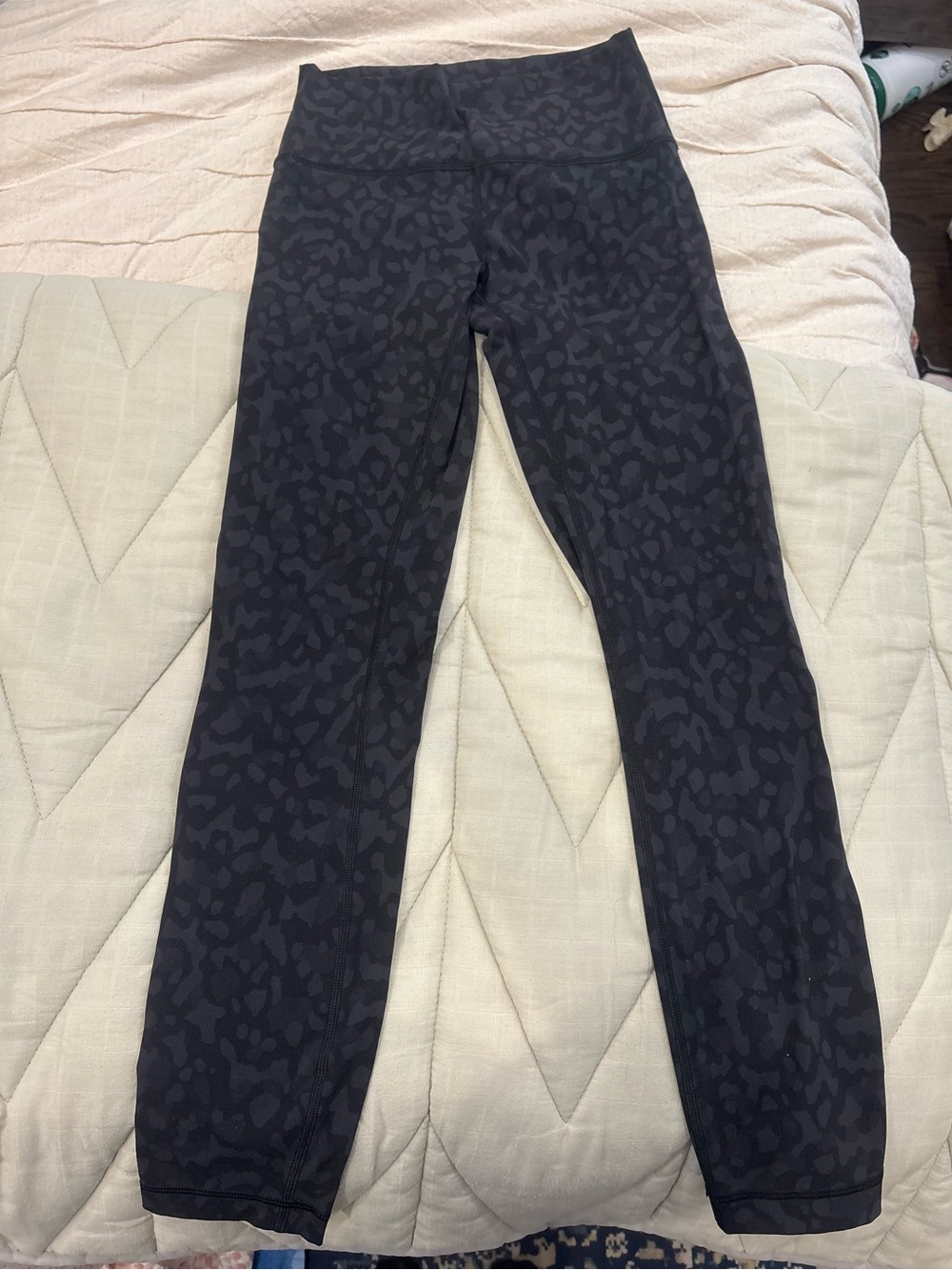 lululemon athletica Black Subtle Leopard-Print Leggings